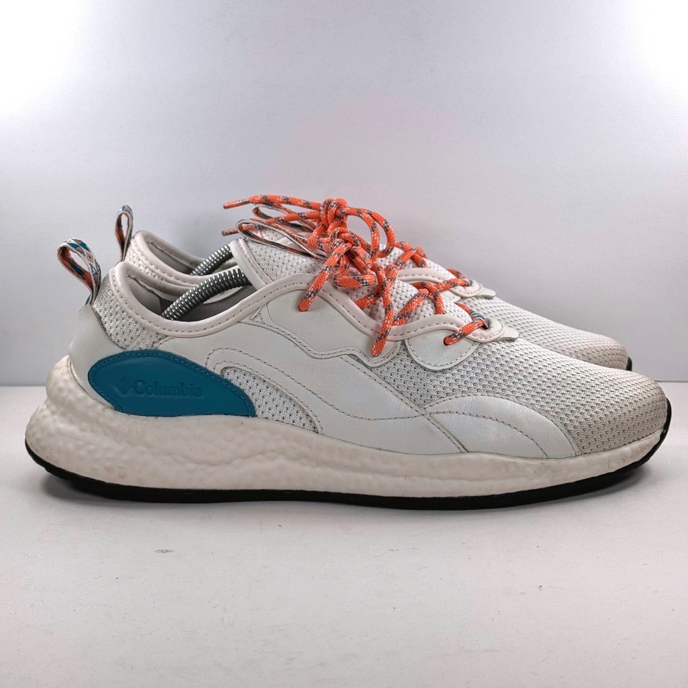 Columbia SH/FT OutDry‎ Mid Mens Sneakers White Orange Blue BM9901-100 Size 10.5